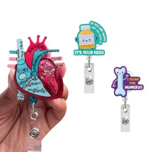 Reel card holder
